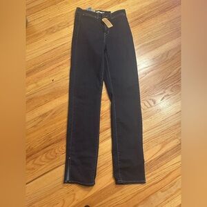 Levi's Dark Blue High-Rise Slim Jeans